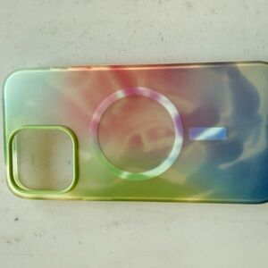 Apple Pastel Rainbow Phone Case for 15 Pro